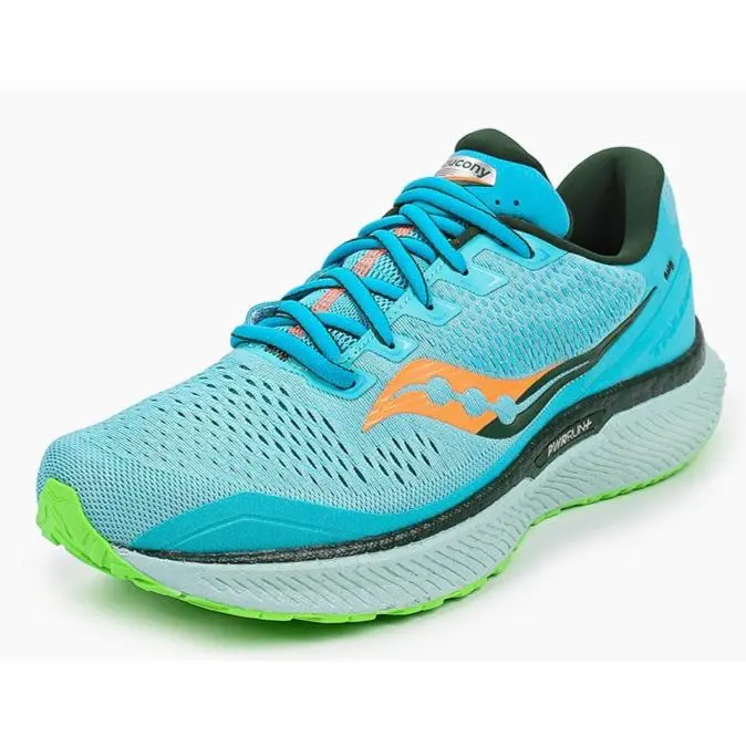 Saucony Triumph 18 Men`s Running Shoes Future Blue Size 10.5 M