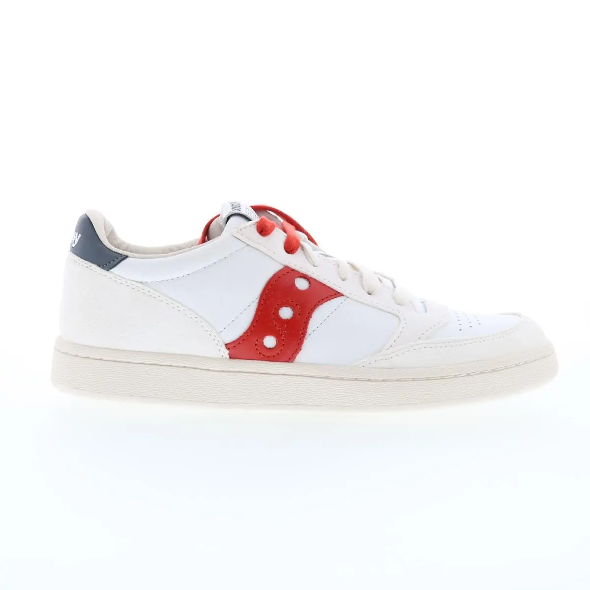Saucony Jazz Court S70671-4 Mens White Suede Lifestyle Sneakers Shoes 13