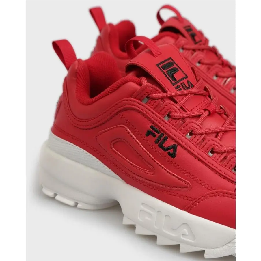 Fila shoes - FILA Disruptor II - Disruptor - 5FM00540602 - Premium Red/Black-White (UPC: 607949805972) 4