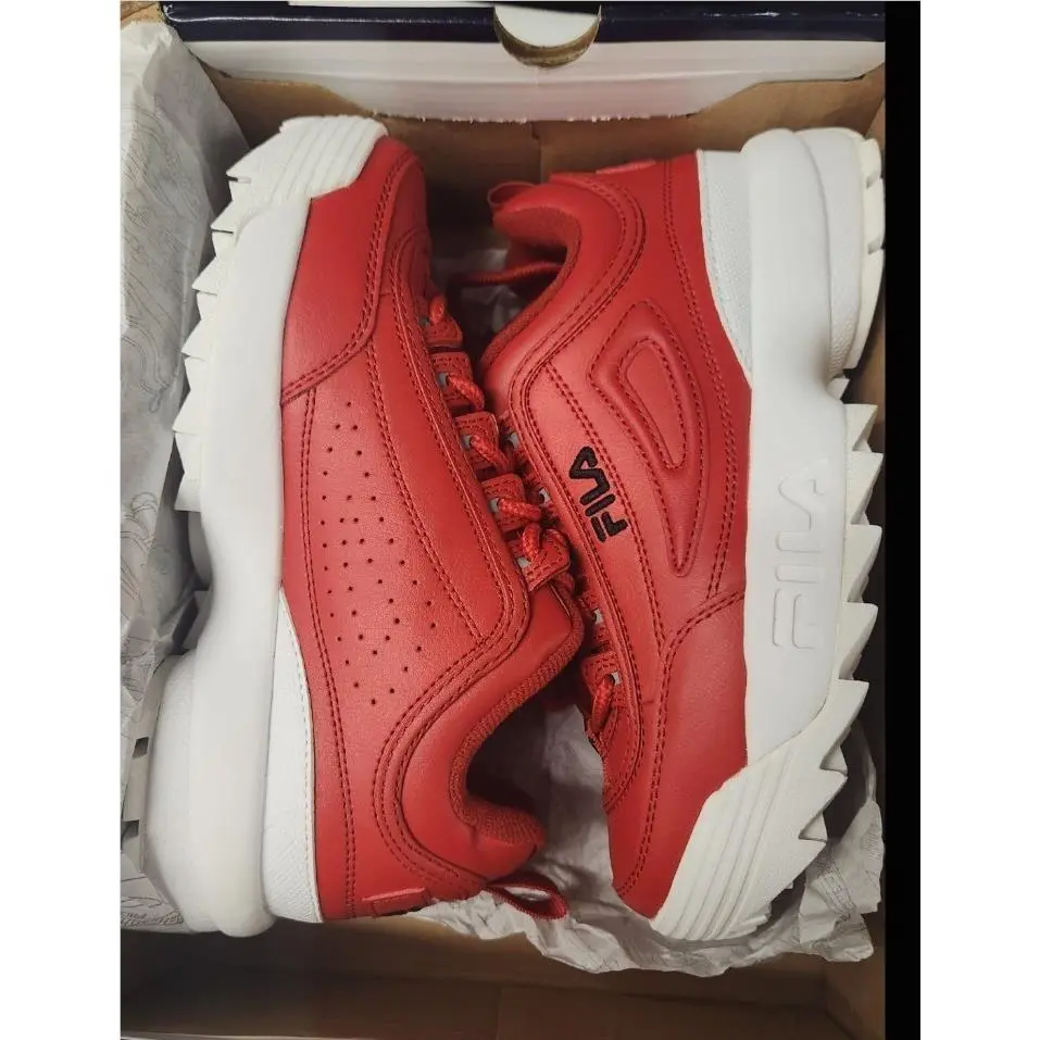 Fila shoes - FILA Disruptor II - Disruptor - 5FM00540602 - Premium Red/Black-White (UPC: 607949805972) 5