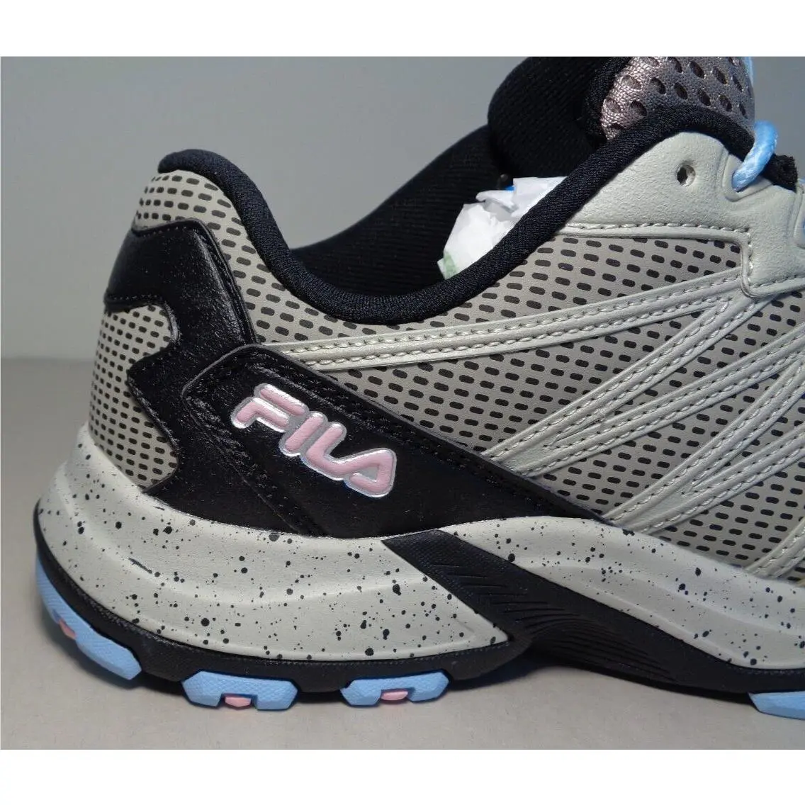 Fila shoes - Silver/Coral/Blue/Black (UPC: 196447239353) 1