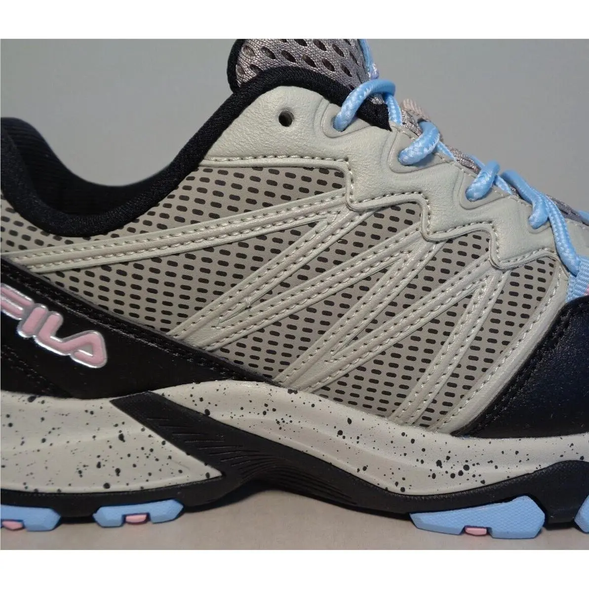 Fila shoes - Silver/Coral/Blue/Black (UPC: 196447239353) 2