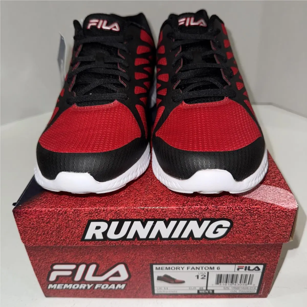 Fila Memory Fantom 6 Mens Shoes Size 12 Mens In The Box