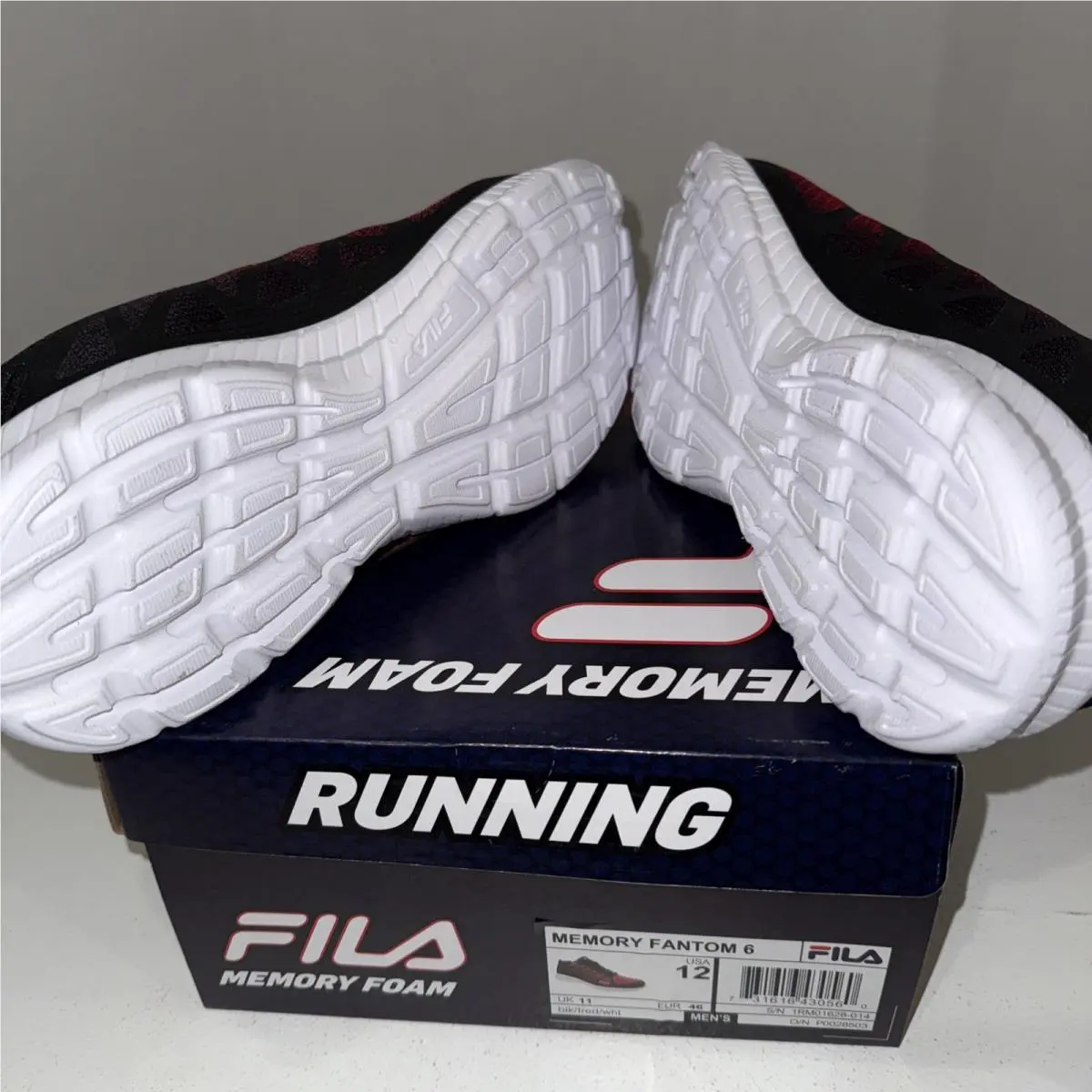Fila shoes - Fila Memory Fantom 6 - Memory Fantom - 1RM01628-014 - Red/Black, Main: Red 5