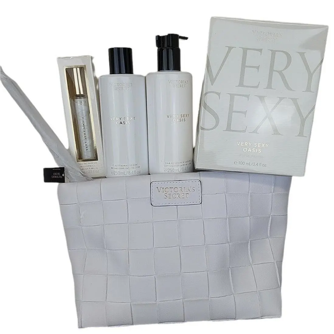 5 Victoria`s Secret Very Sexy Oasis Bundle Set 3.4oz Eau de Parfum/mist/roller by Victoria's Secret