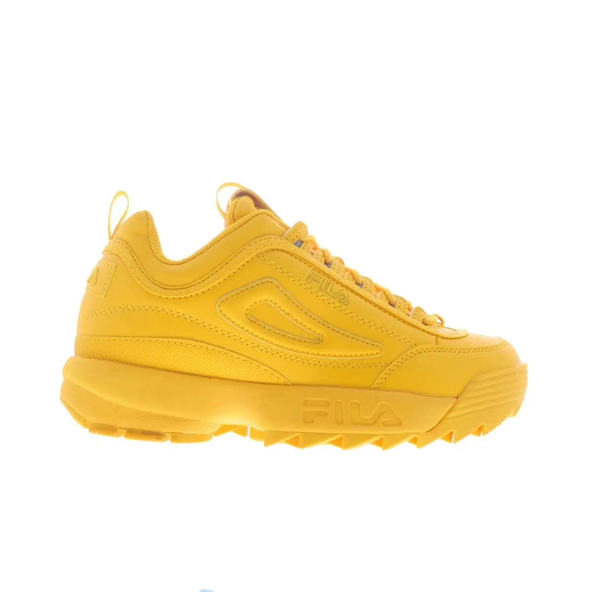 Fila Disruptor II Premium 3XM01816-700 Mens Yellow Lifestyle Sneakers Shoes 7