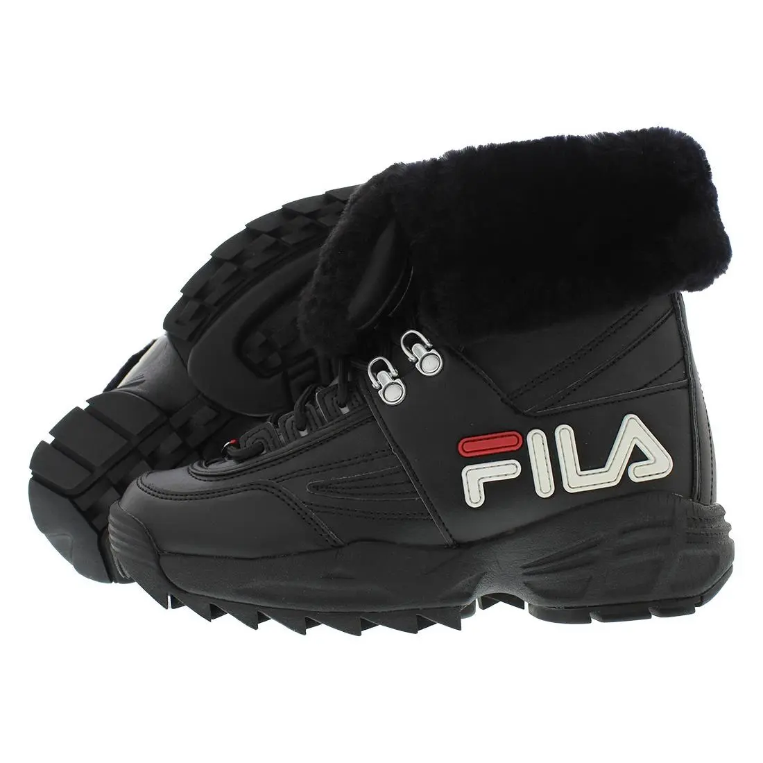 Fila shoes - Black/White/Fila Red, Main: Black (UPC: 723567028484) 0