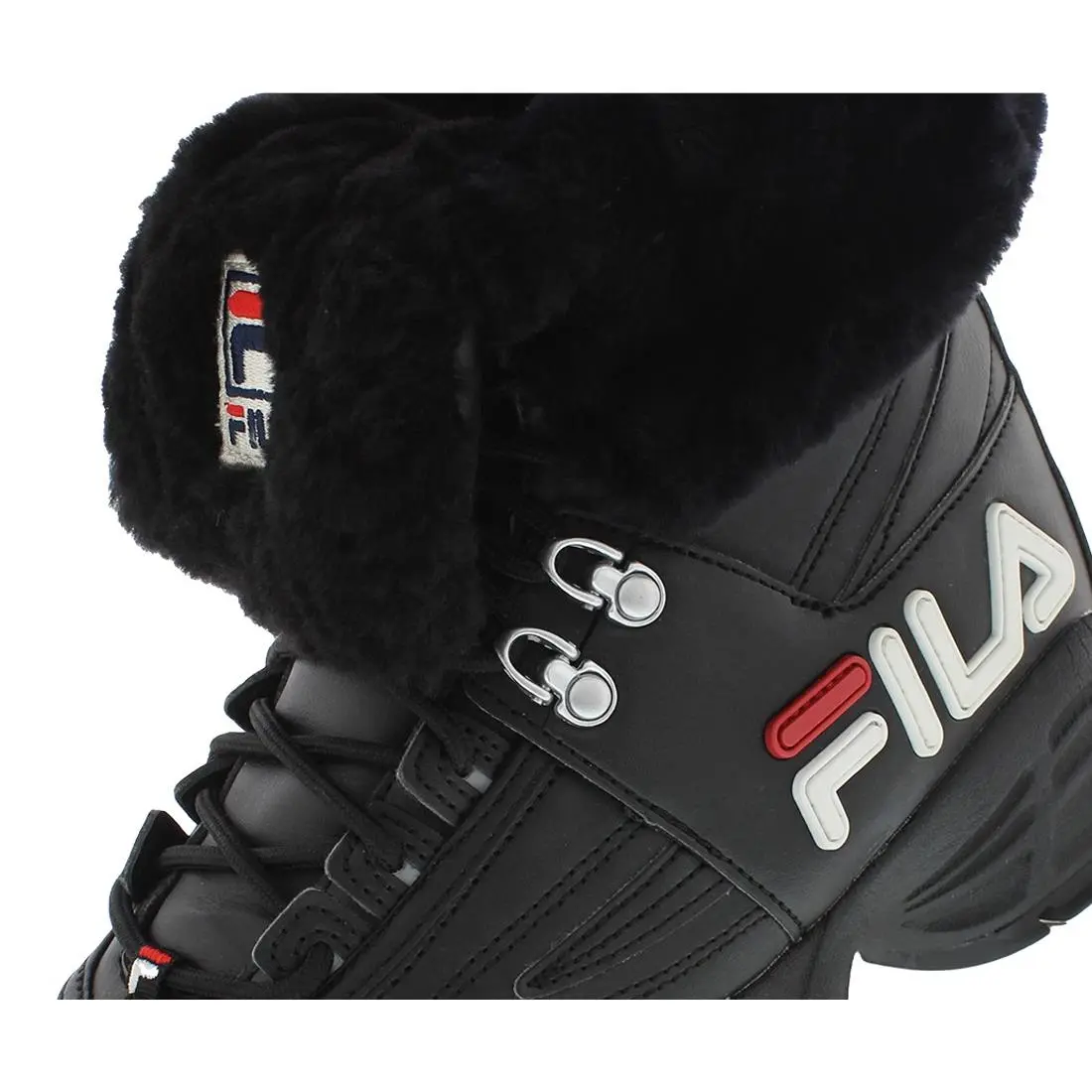 Fila shoes - Black/White/Fila Red, Main: Black (UPC: 723567028484) 1
