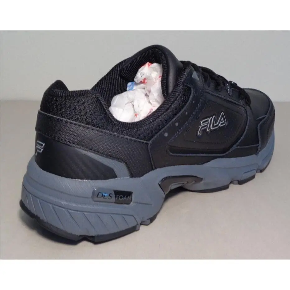 Fila shoes - Black/Castlerock/Metallic Silver (UPC: 691115633100) 11