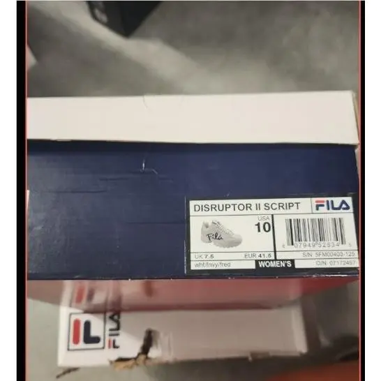 Fila shoes - Disruptor II Script - Disruptor Script - 5FM00403-125 - White 9