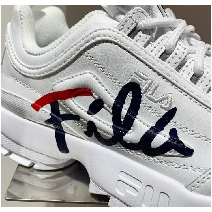Fila shoes - Disruptor II Script - Disruptor Script - 5FM00403-125 - White 4