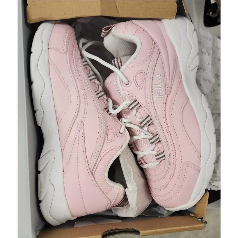 Fila Women`s Ray Chalk 5RM00522-668 Pink Casual Shoes Sneakers Size 6.5 US