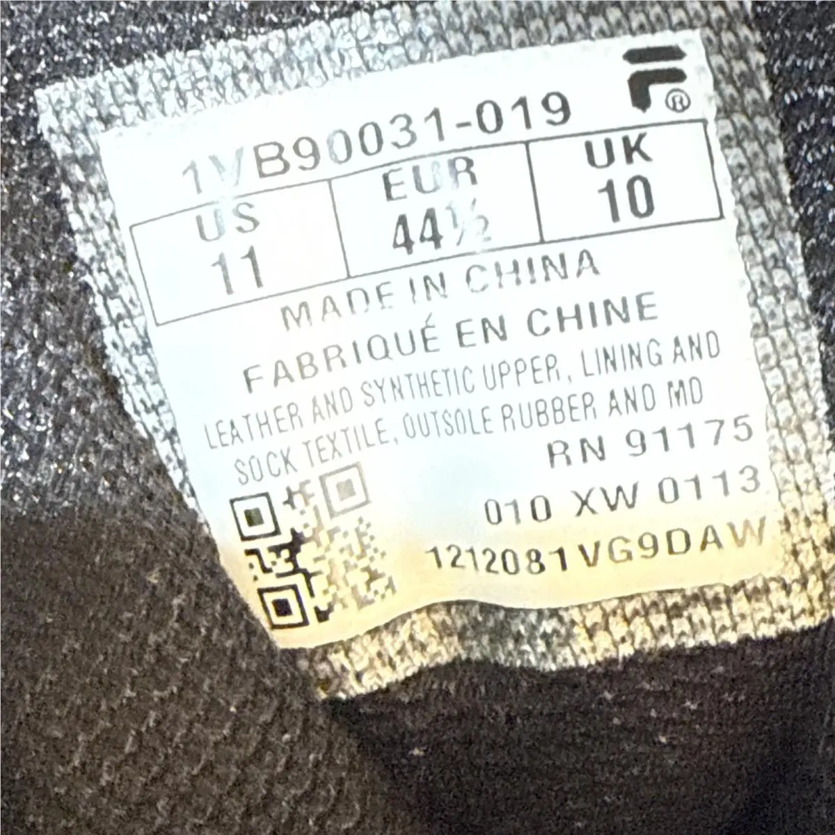 Fila shoes - FILA 96 - 1VB90031-019 - Black (UPC: 0791272918932) 5