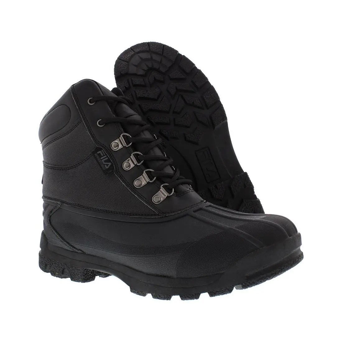 Fila Grunson Mens Shoes Size 13 Color: Black/black/dark Silver