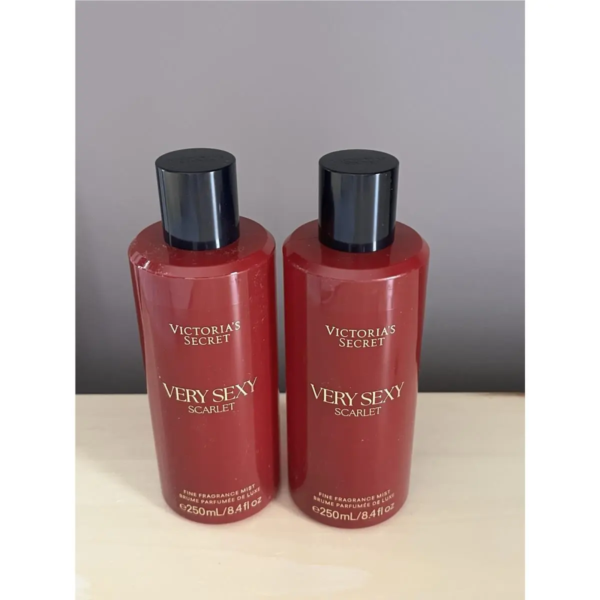 Two Victoria’s Secret Very Sexy Scarlet Fine Fragrance Body Mists