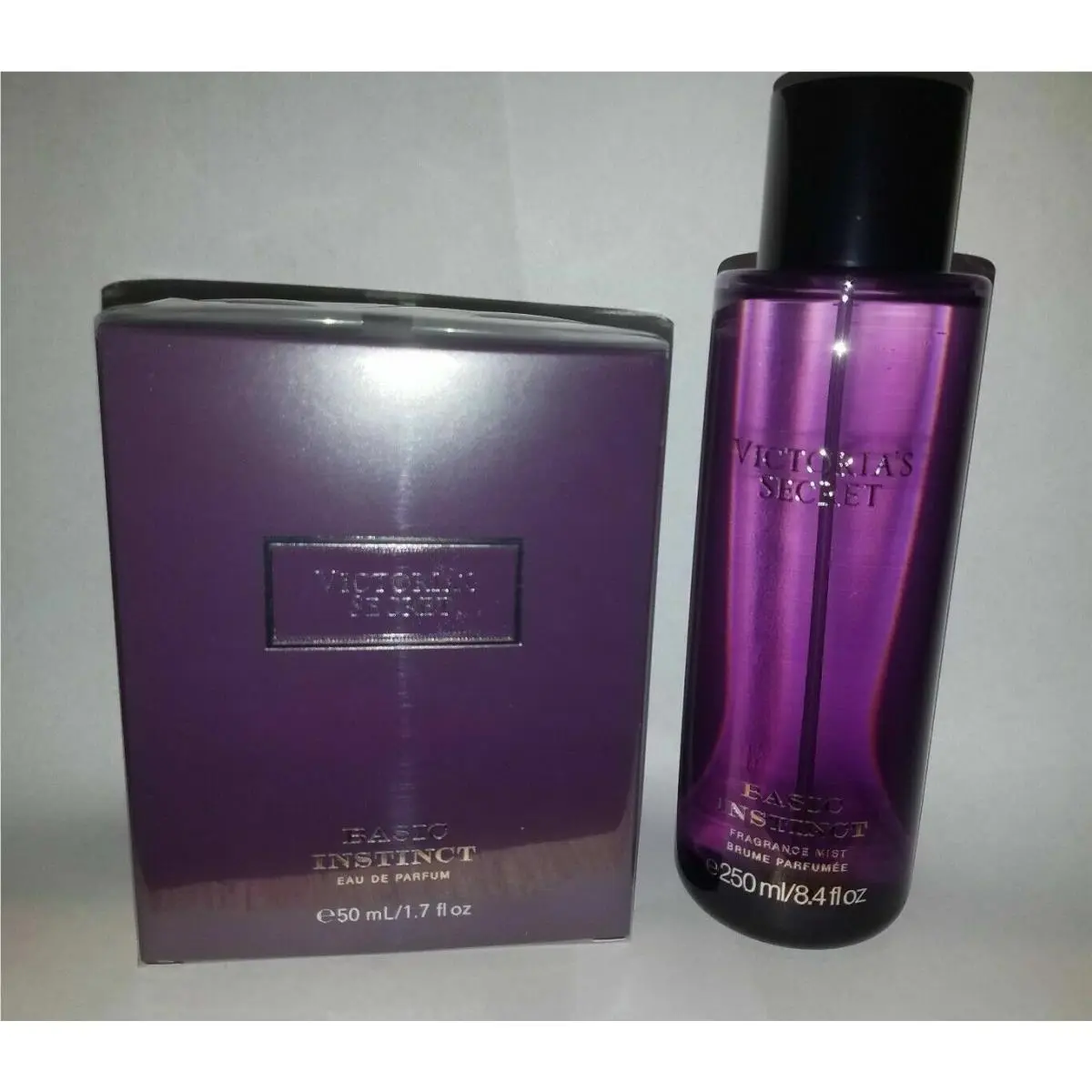 Victoria`s Secret Basic Instinct Fragrance Mist 8.4 oz Eau De Parfum 1.7 oz