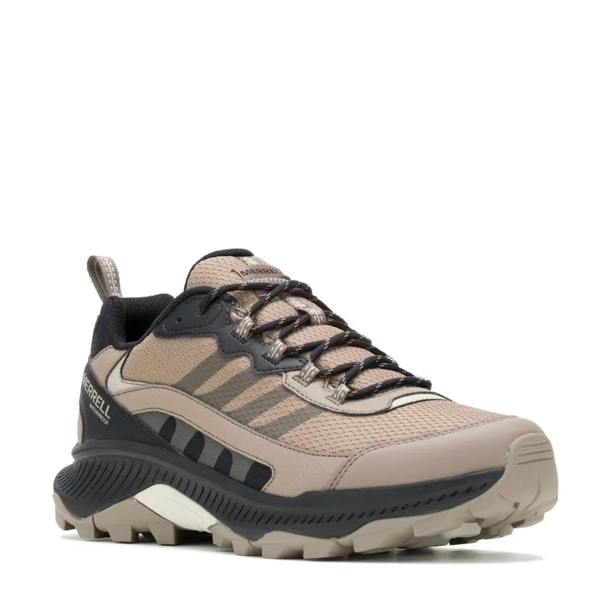 Men`s Merrell Speed Strike 2 Waterproof Hiking Shoe J037847 Fungi Fabric-and-sy