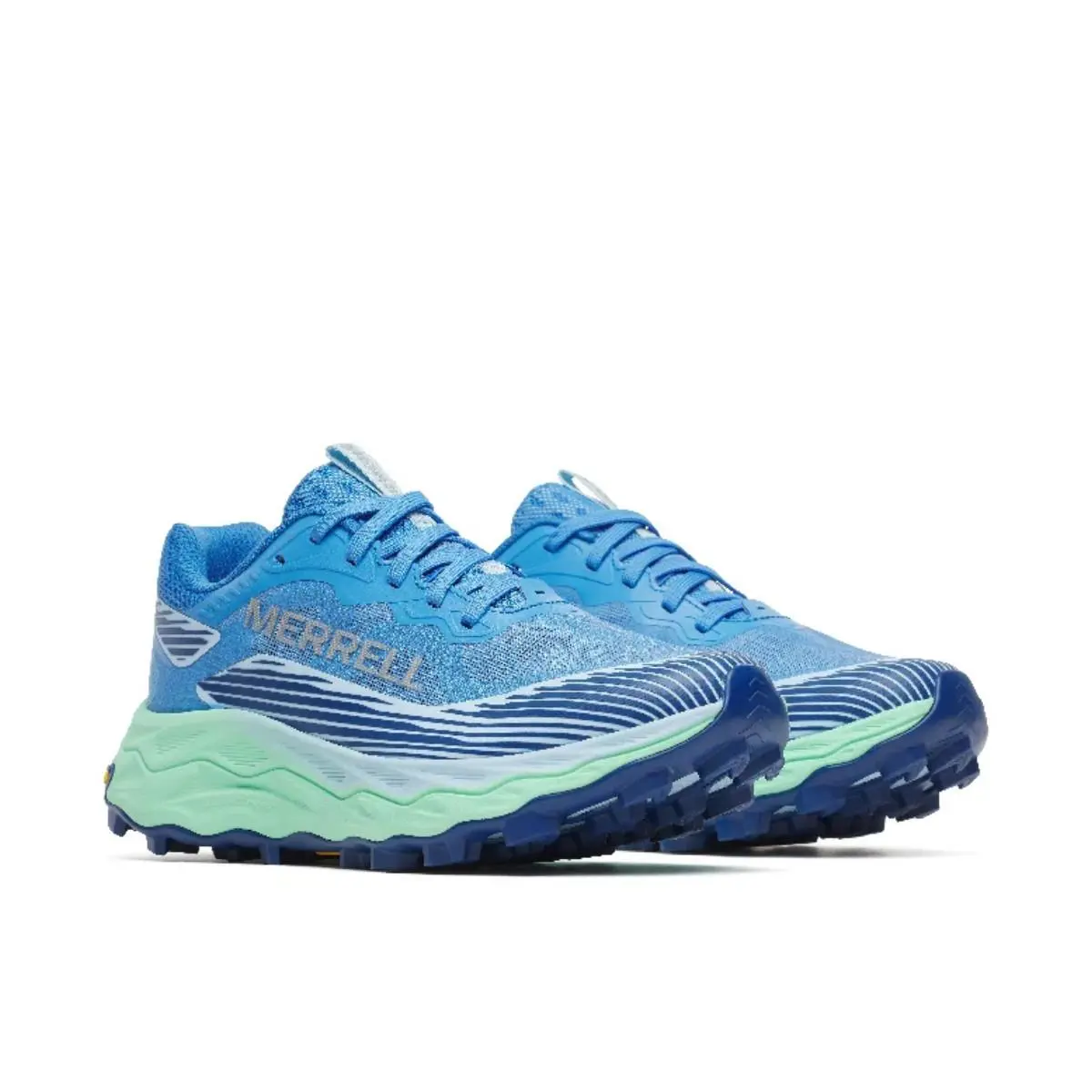 Merrell Agility Peak 6 J00005073 Women`s 8.5 M Blue Trail Running Shoes ZOGG3868