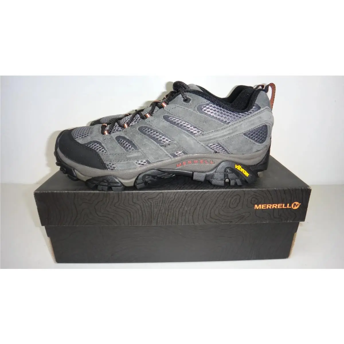 Merrell Moab 2 Vent Men`s Hiking Shoes Size 10 Beluga Gray J06015 47000447349