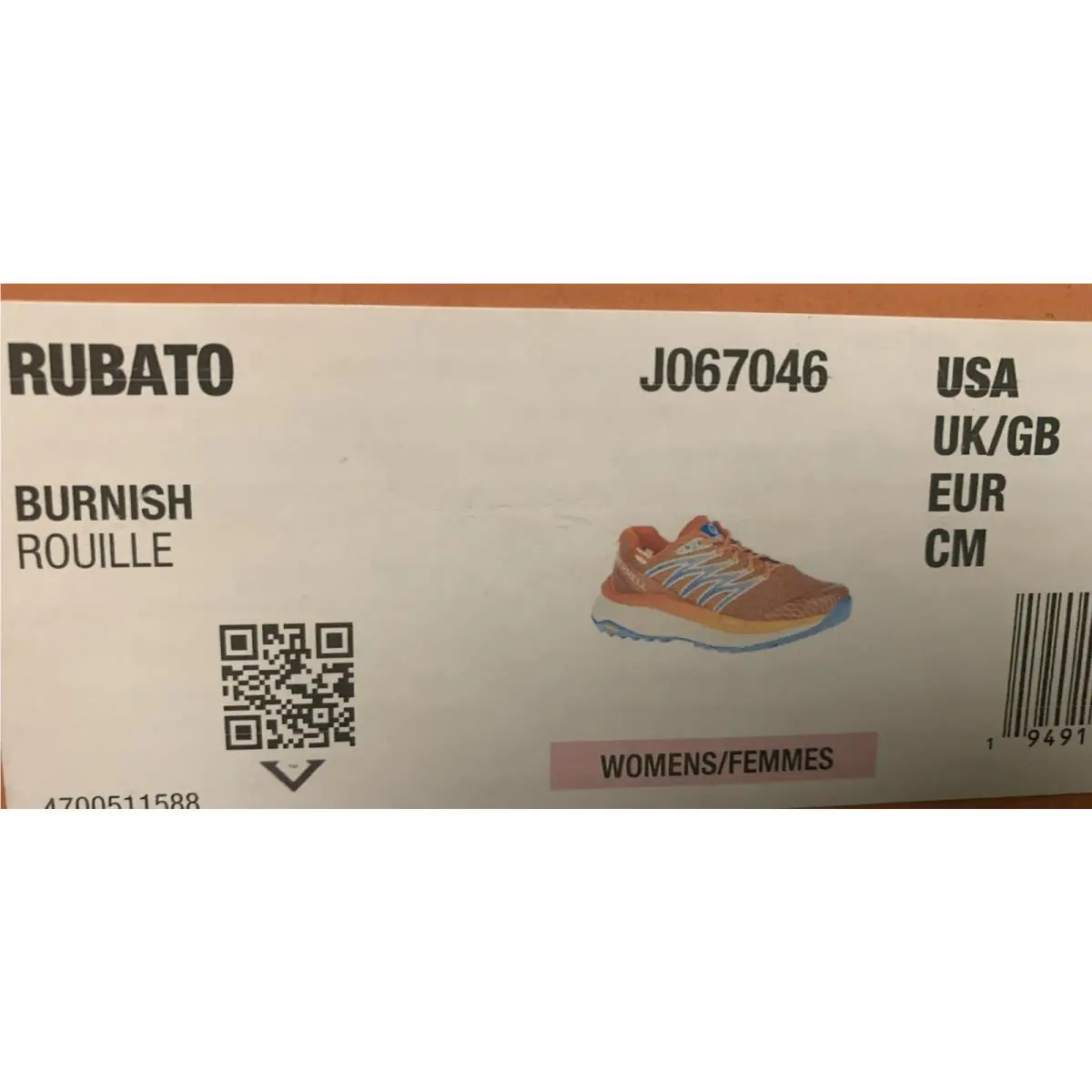 Merrell shoes - Orange 7