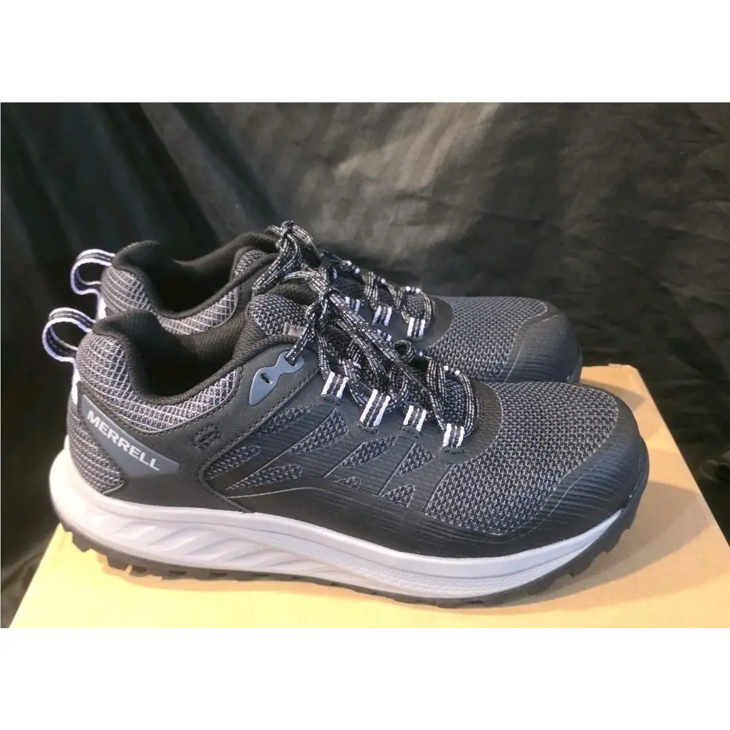 Merrell Antora 3 Carbon Fiber Safety Toe Work Shoe Black J006118 Women SZ 10