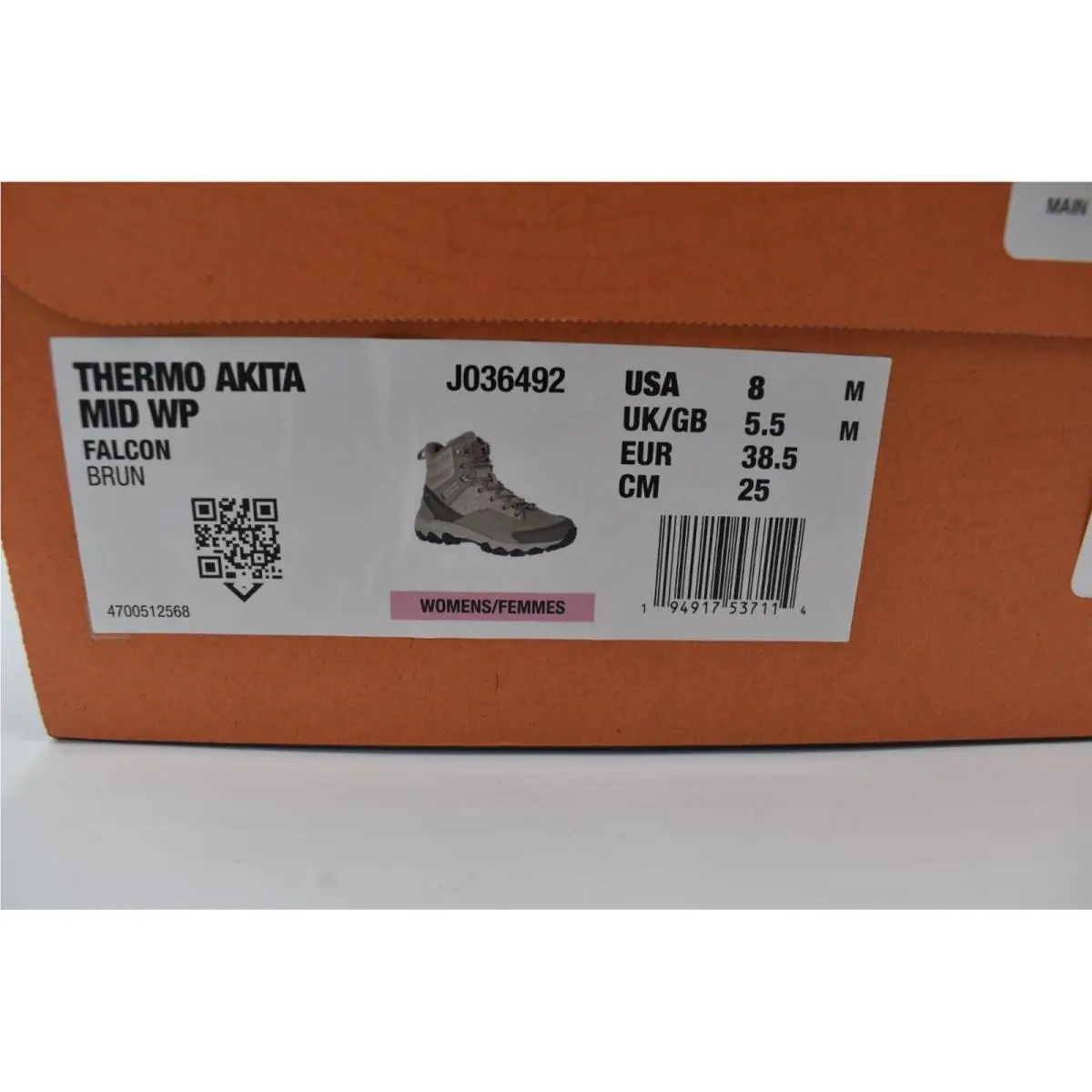 Merrell shoes - Merrell Akita - Akita - Gray (UPC: 194917537114) 9