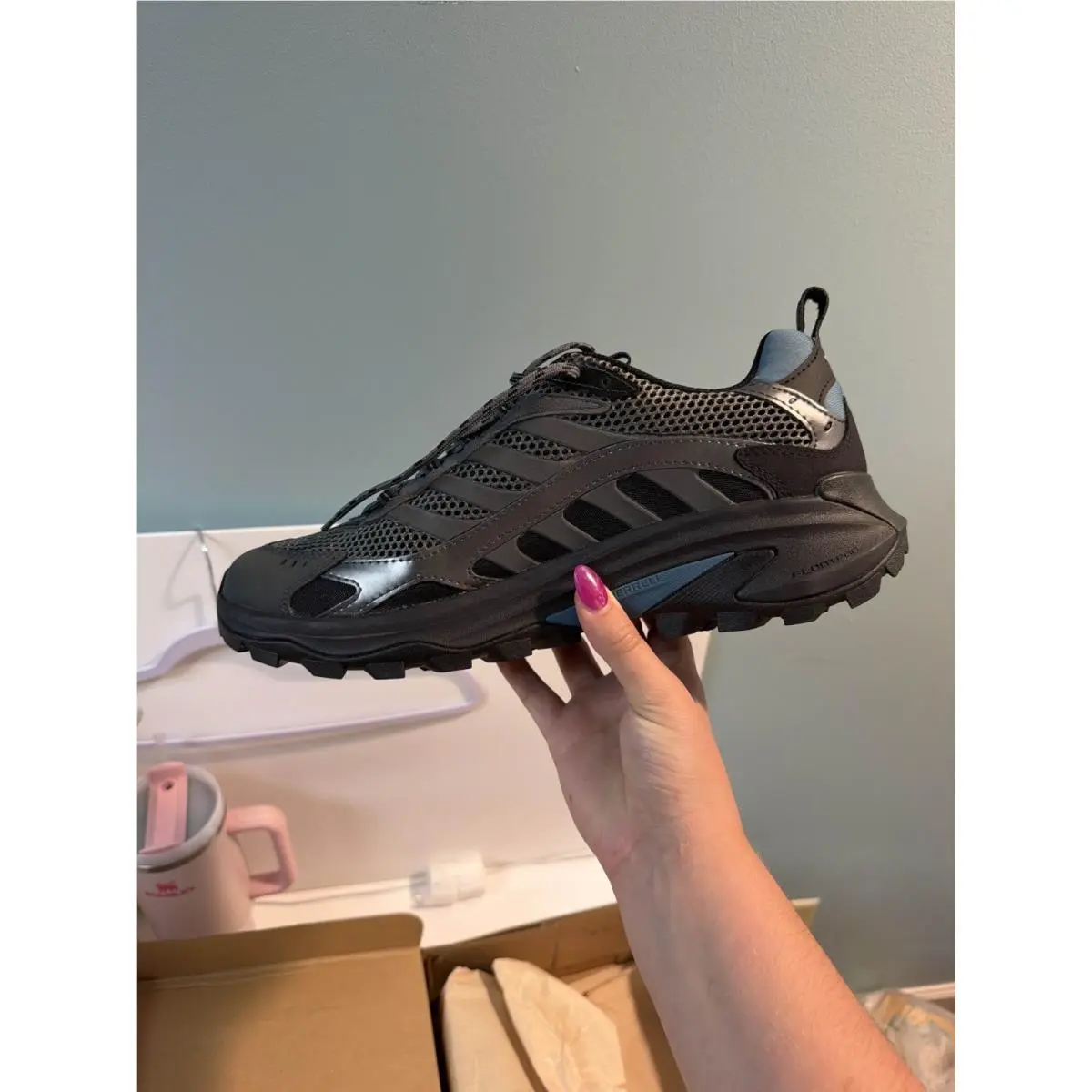 Merrell shoes - Merrell Moab Speed 2 Vent 2K - Alloy/Black (UPC: 195020829073) 3