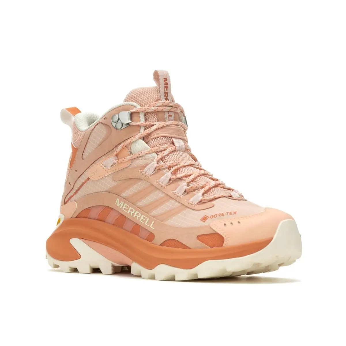 Merrell Women Hiking Boots J037832 Moab Speed 2 Mid Gtx Peach Size 8 M