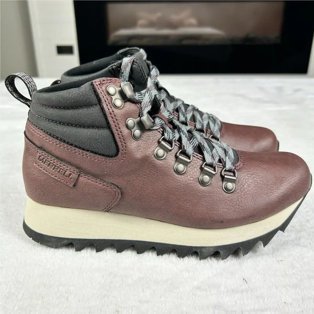 Merrell shoes - Merrell Alpine Hiker - Alpine Hiker - Burgundy 8