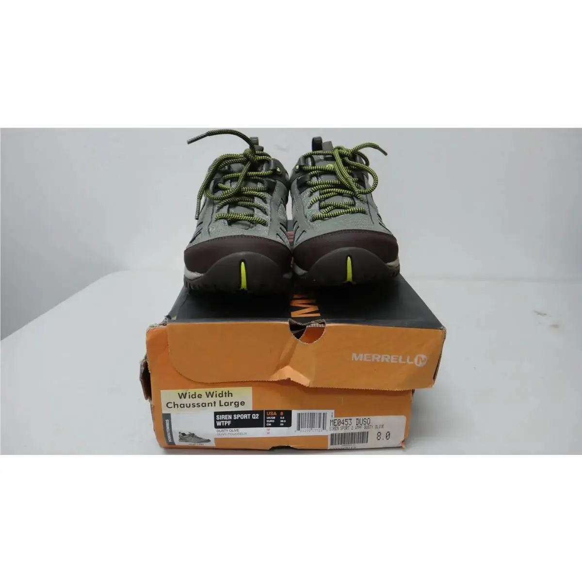 Merrell shoes - Siren Sport Q2 Waterproof - Siren Sport Waterproof - J03012W - Dusty Olive 0