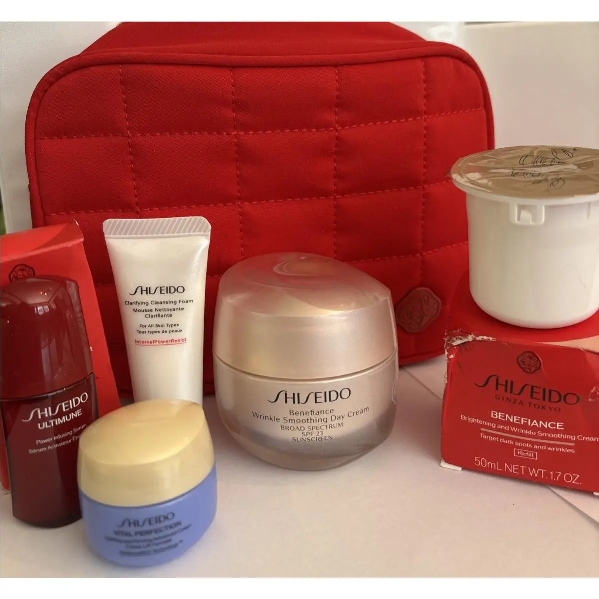Shiseido Benefiance Wrinkle Smoothing Cream. Refill Day Cream 1.1oz