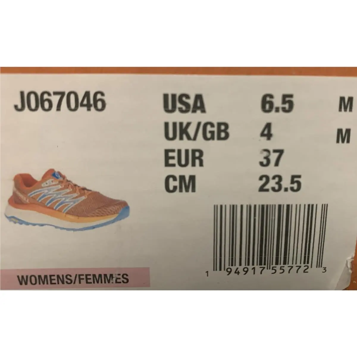 Merrell shoes - Orange 11