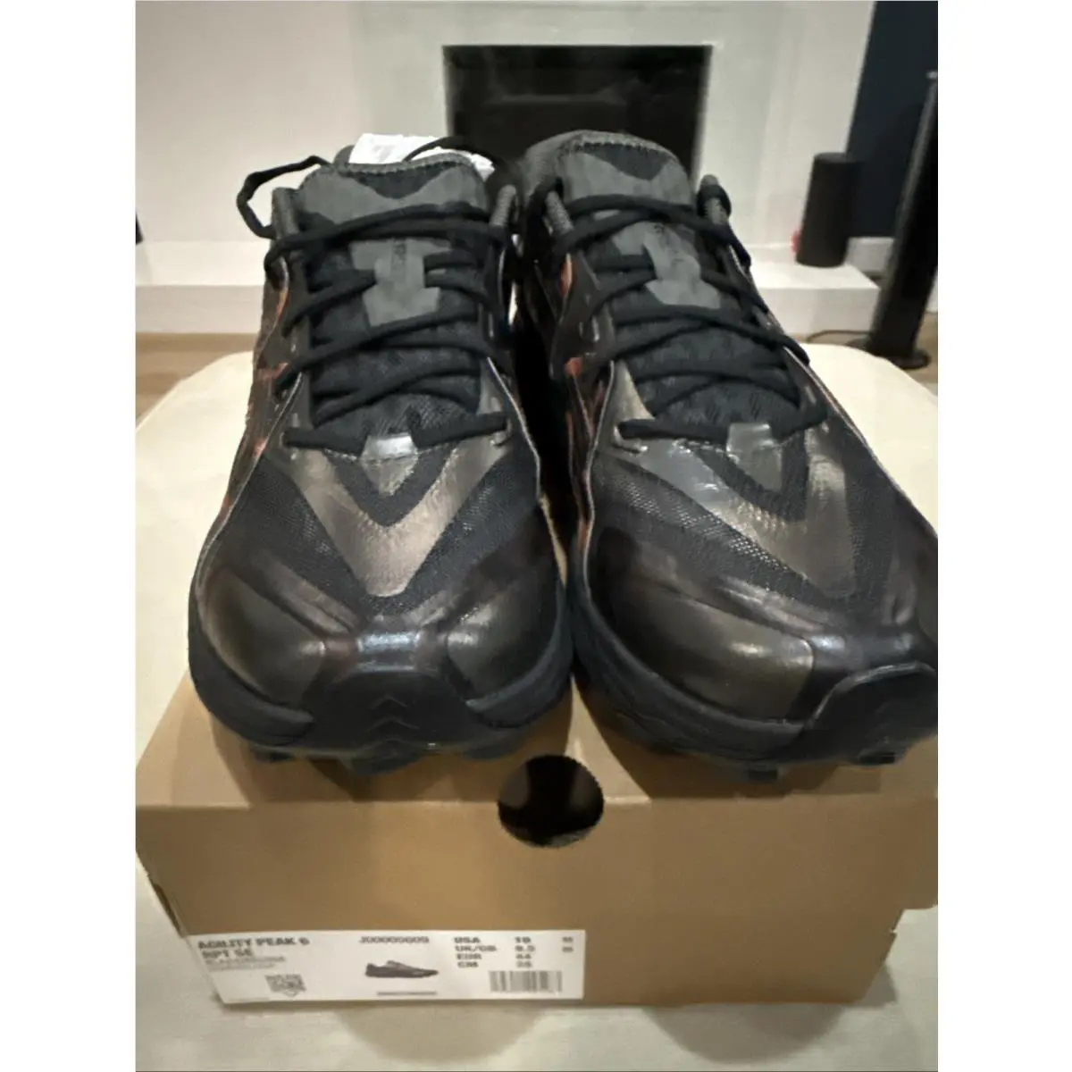 Merrell 1TRL Agility Peak 6 Rpt SE Black Beluga Trail Running Shoes Men’s Sz 10