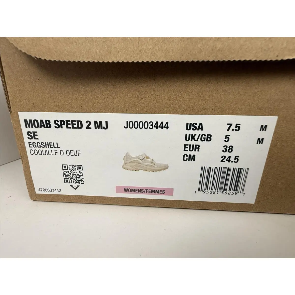 Merrell shoes - MOAB SPEED 2 MJ SE - J00003443 - Eggshell 16