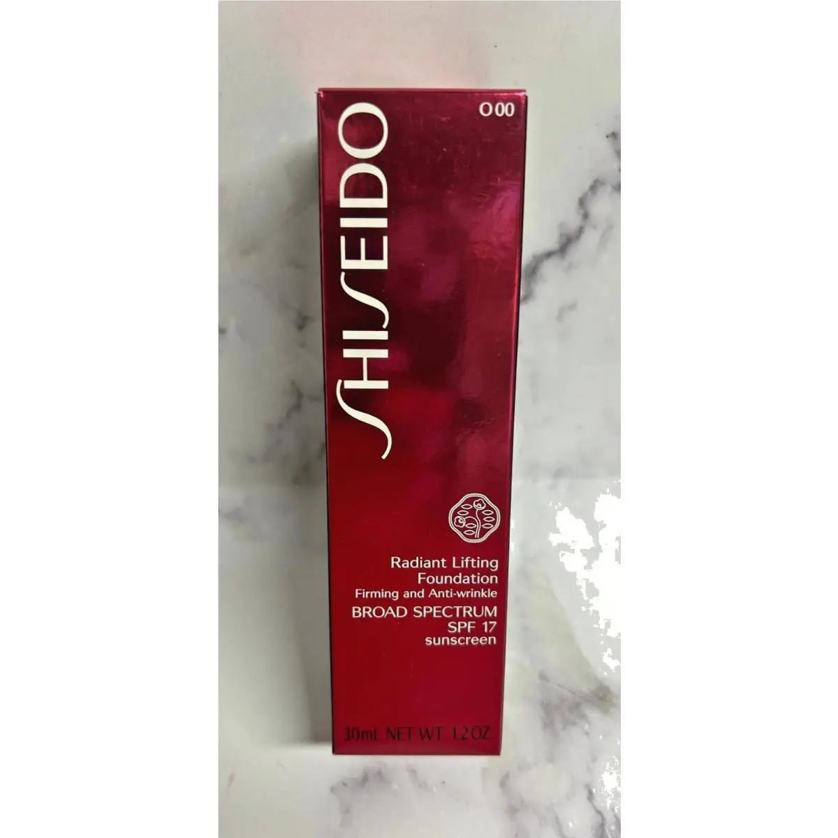 Shiseido Radiant Lifting Foundation Spf 17 O00 Very Light Ochre Boxed