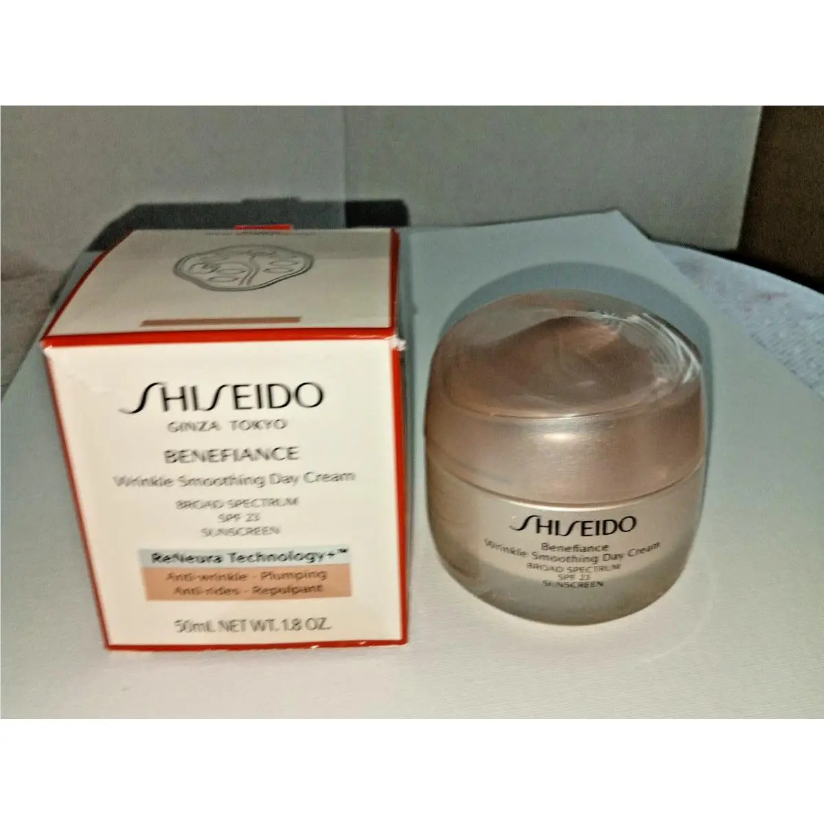 Shiseido Benefiance Wrinkle Smoothing Day Cream SPF23 1.8 Oz