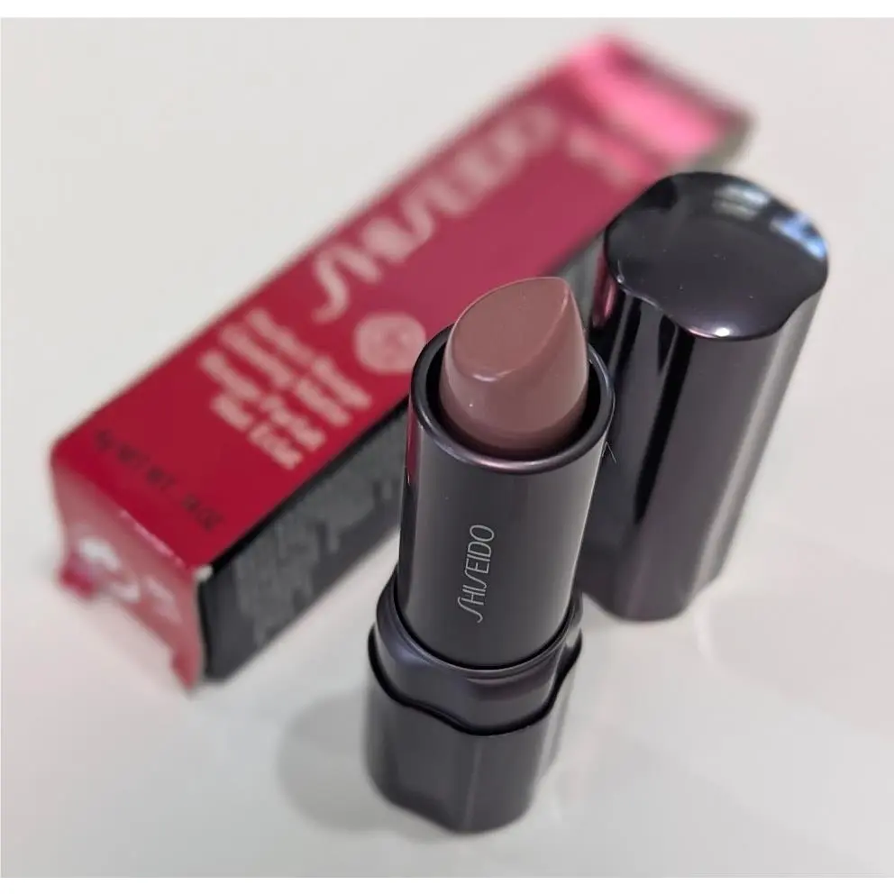 Shiseido Perfect Rouge Glowing Matte RD722 Whisper Mauve Pink Simi Transparent
