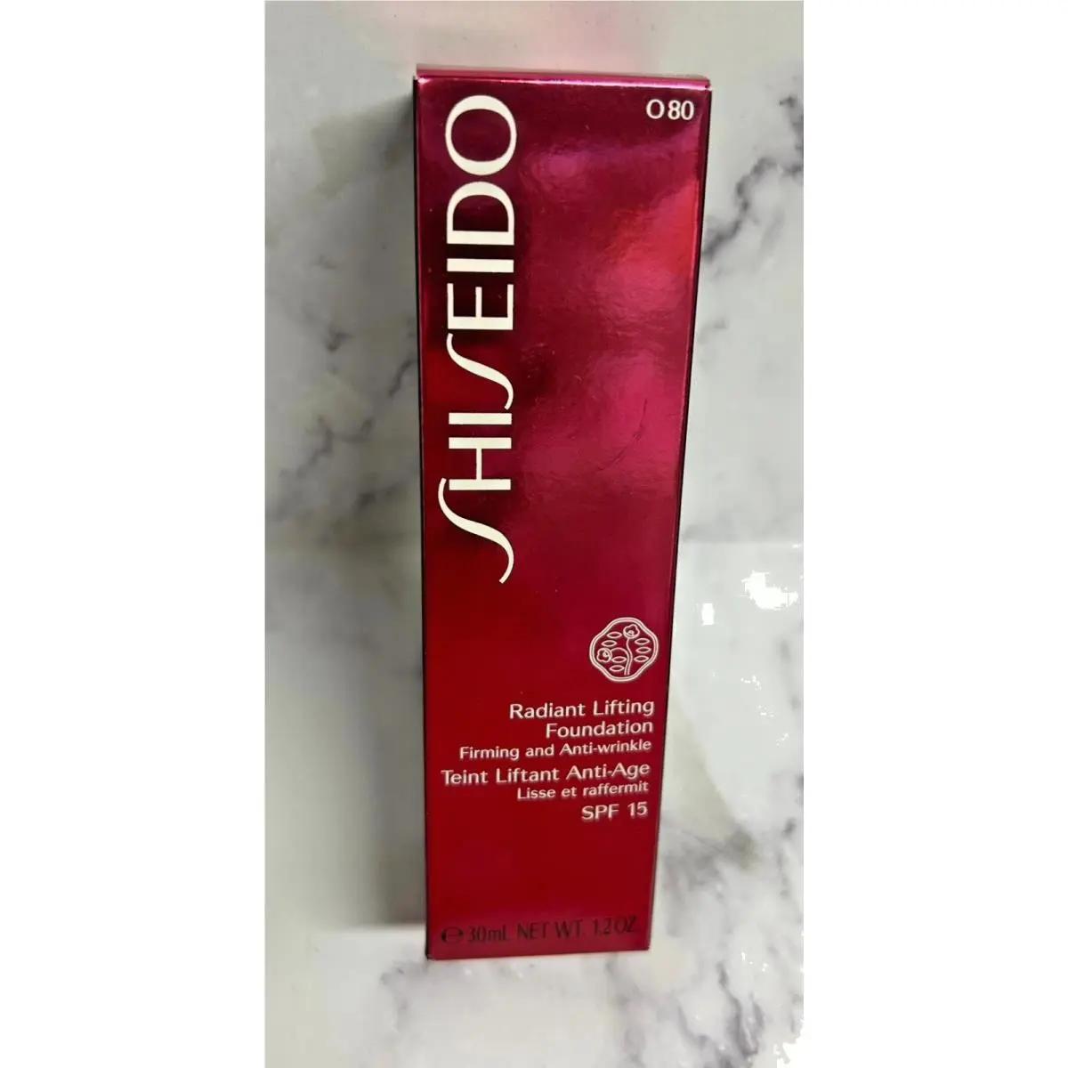 Shiseido Radiant Lifting Foundation Spf 17 O80 Deep Ochre Boxed