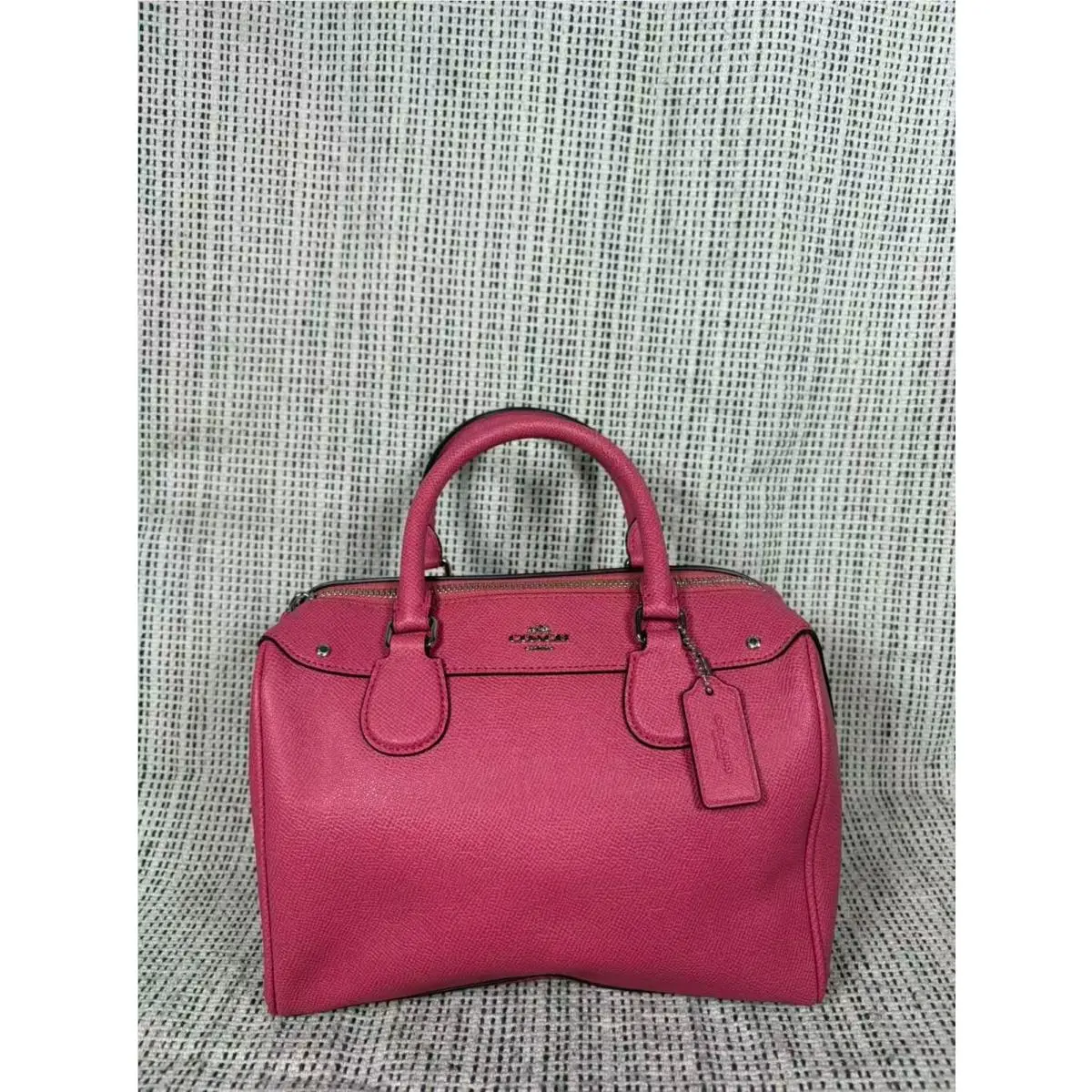 Coach Mini Bennett Leather Satchel Handbag Crossbody F57521 1