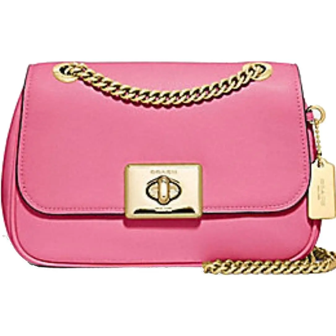 Coach Womens Mini Cassidy Crossbody-pink Ruby/gold - Handle/Strap: Pink, Hardware: Pink, Silver, Exterior: Ruby