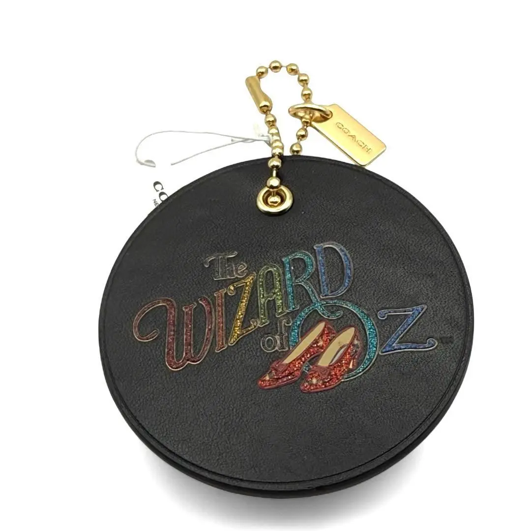 X Wizard Of Oz 78029B Ruby Slippers Key Chain Hangtag Bag Purse Charm by Coach