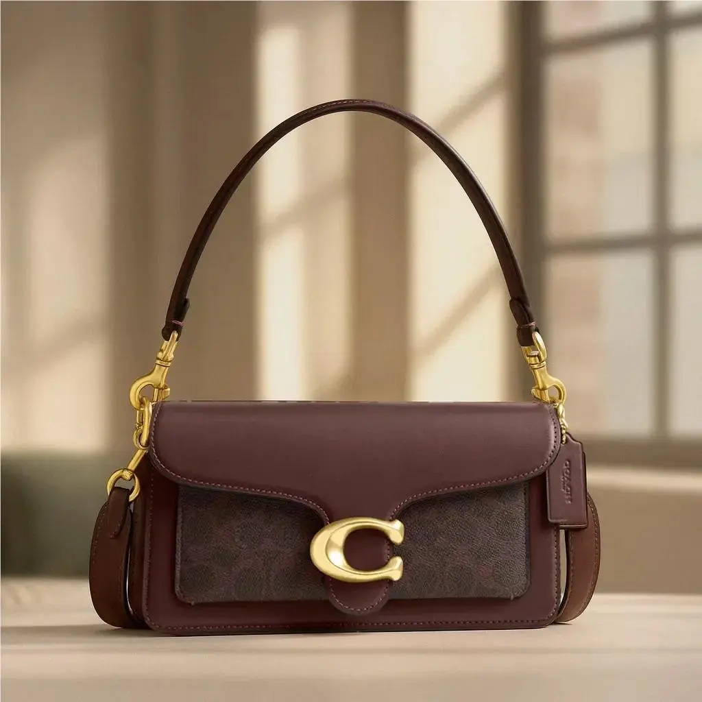 C1032 Tabby 26 Shoulder Bag Signature Maple Outlet by Coach