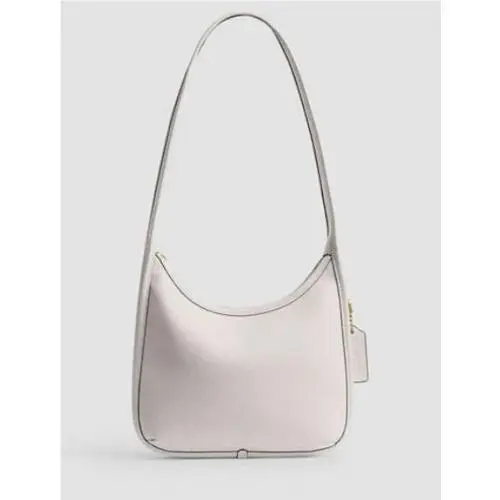 Coach Curve Zip Bag in Brass/white Chalk - CAF11 Glovetanned Leather