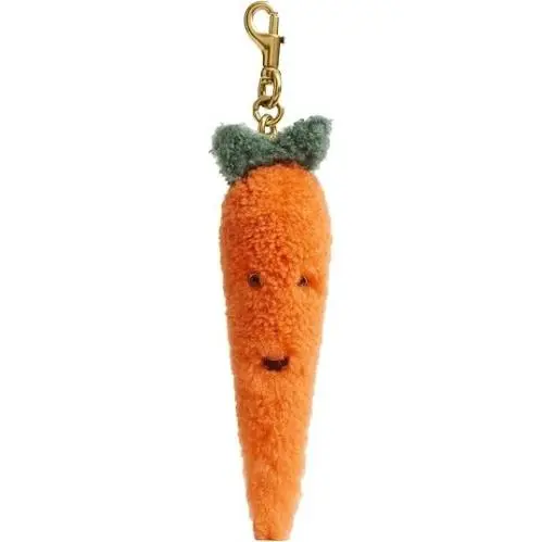 Carroty Carrot Plushie Bag Charm in Shearling by Coach