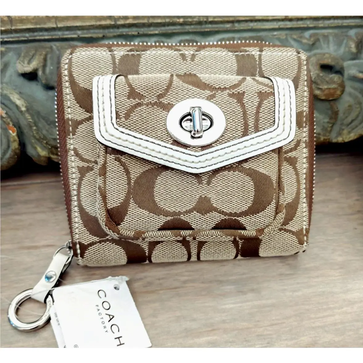 Brown Signature Wallet by Coach