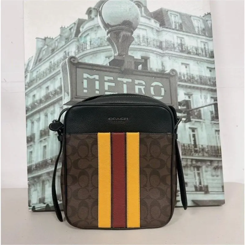 Coach CB907 Hudson Crossbody 21 with Varsity Stripe