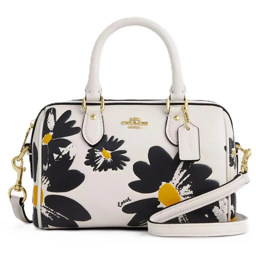 Coach Mini Rowan Crossbody Bag with Floral Print CZ596/CZ597