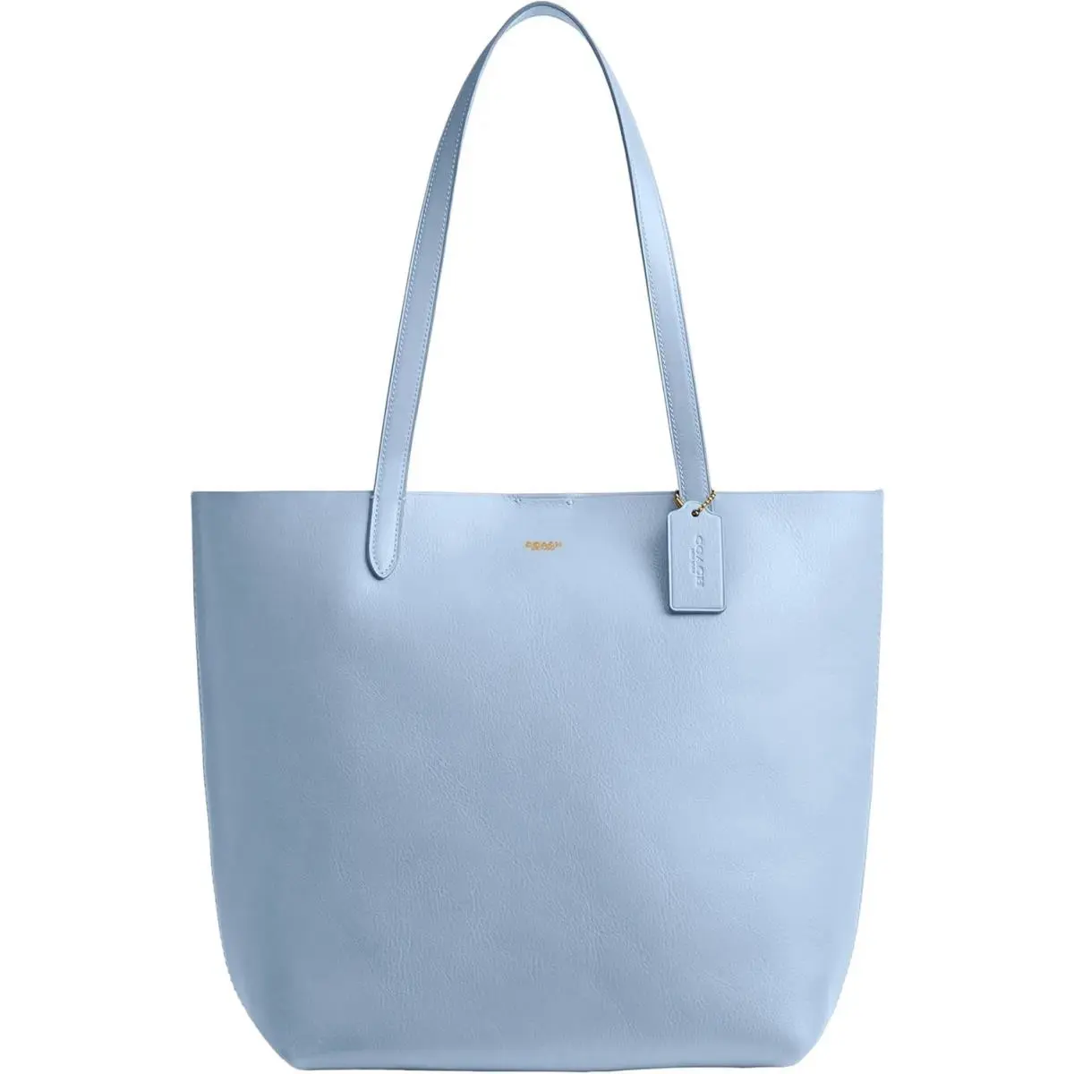 Coach Manhattan Leather Tote B4 Bluebell Blue CAM02