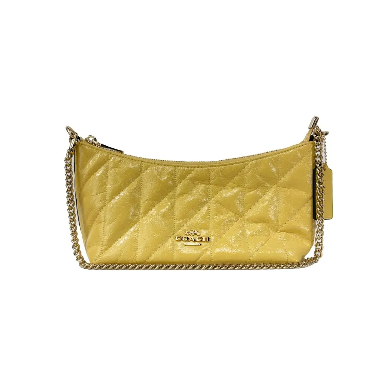 Coach Caitlin Glazed Leather Shoulder Bag