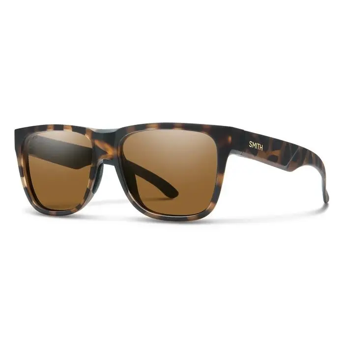Smith Lowdown 2 Sunglasses - Matte Tortoise W/chromapop Polarized Brown - Frame: Brown, Lens: Brown